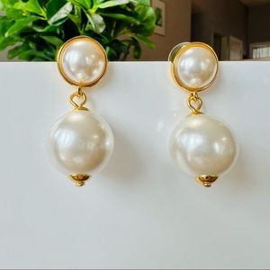 Talbots Statement Pearl Earrings